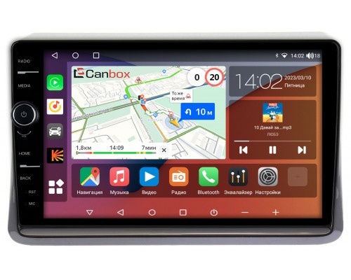 Toyota Esquire, Noah 3 (R80), Voxy 3 (R80) (2014-2022) Canbox H-Line 7852-10-197 на Android 10 (4G-SIM, 3/32, DSP, QLed)