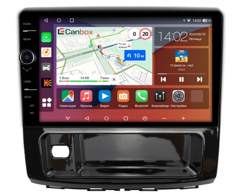 Haval H9 (2014-2022) (глянец) Canbox H-Line 7852-10-910 на Android 10 (4G-SIM, 3/32, DSP, QLed)