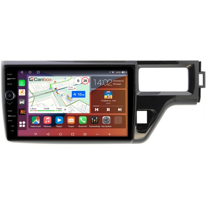 Штатная магнитола Honda Stepwgn V 2015-2022 Canbox H-Line 7852-1099 на Android 10 (4G-SIM, 3/32, DSP, QLed)