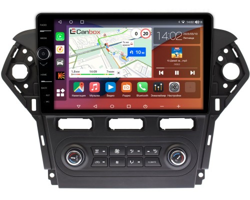 Ford Mondeo IV 2010-2015 (черная) Canbox H-Line 7853-1018 для авто с Blaupunkt на Android 10 (4G-SIM, 4/64, DSP, QLed)