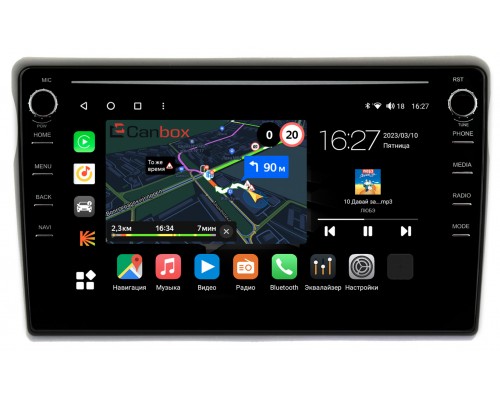 Toyota bB (2000-2005) Canbox M-Line 7891-9-1024 на Android 10 (4G-SIM, 2/32, DSP, IPS) С крутилками