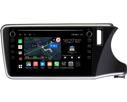 Honda Grace (2014-2020) (правый руль) Canbox M-Line 7891-9-1143 на Android 10 (4G-SIM, 2/32, DSP, IPS) С крутилками