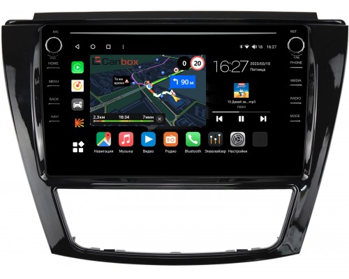 JAC S5 2013-2021 (глянец) Canbox M-Line 7891-9-1149 на Android 10 (4G-SIM, 2/32, DSP, IPS) С крутилками