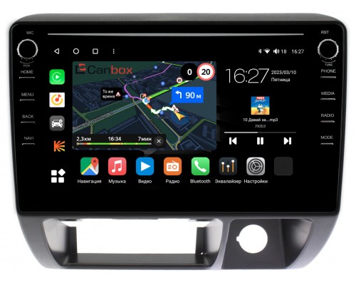 Suzuki Jimny III 1998-2005 Canbox M-Line 7891-9-1293 на Android 10 (4G-SIM, 2/32, DSP, IPS) С крутилками