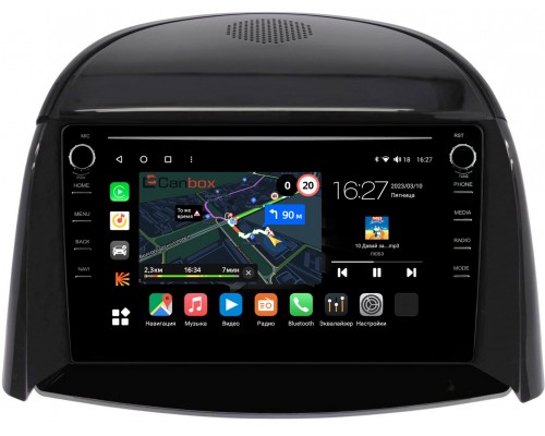 Renault Koleos I 2008-2016 Canbox M-Line 7891-9-1306 на Android 10 (4G-SIM, 2/32, DSP, IPS) С крутилками