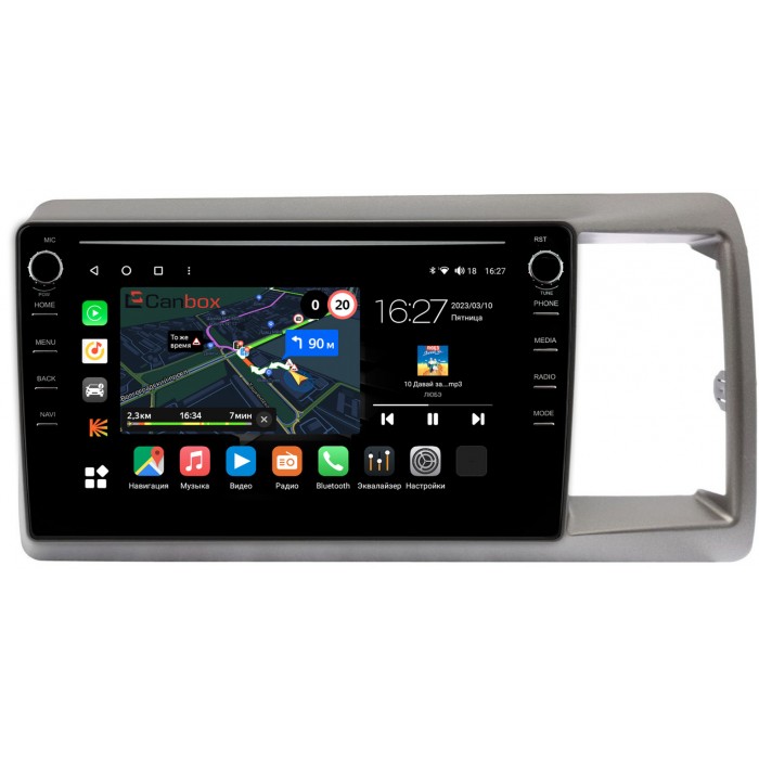 Штатная магнитола Honda Crossroad (2007-2010) Canbox M-Line 7891-9-1429 Android 10 (4G-SIM, 2/32, DSP, IPS) С крутилками