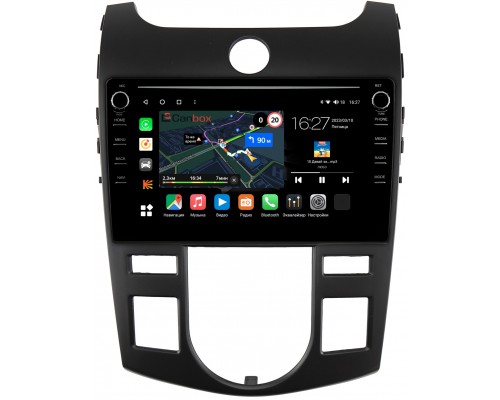 Kia Cerato 2 (2008-2013) (черный) Canbox M-Line 7891-9-413 для авто с климатом (тип 1) на Android 10 (4G-SIM, 2/32, DSP, IPS) С крутилками