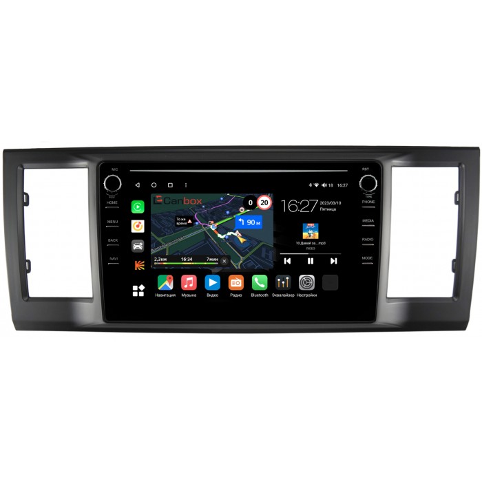 Штатная магнитола Volkswagen Caravelle T6 (2015-2020) Canbox M-Line 7891-9-4240 на Android 10 (4G-SIM, 2/32, DSP, IPS) С крутилками