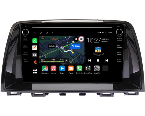 Mazda 6 (GJ) (2012-2015) Canbox M-Line 7891-9-435 на Android 10 (4G-SIM, 2/32, DSP, IPS) С крутилками