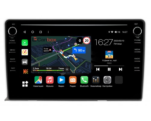 Toyota ISis 2004-2018 Canbox M-Line 7891-9-458 на Android 10 (4G-SIM, 2/32, DSP, IPS) С крутилками