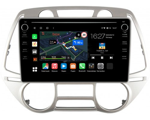 Hyundai i20 I 2008-2012 (с климат-контролем) Canbox M-Line 7891-9-677 на Android 10 (4G-SIM, 2/32, DSP, IPS) С крутилками