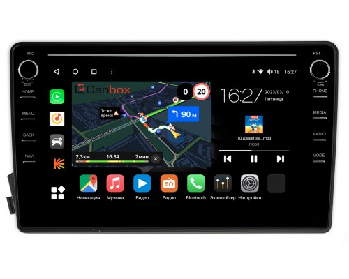 SsangYong Kyron, Korando Sports, Actyon, Actyon Sports I 2006-2018 Canbox M-Line 7891-9-770 на Android 10 (4G-SIM, 2/32, DSP, IPS) С крутилками