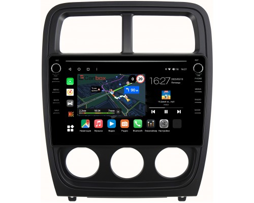 Dodge Caliber (2009-2013) Canbox M-Line 7891-9-caliber на Android 10 (4G-SIM, 2/32, DSP, IPS) С крутилками