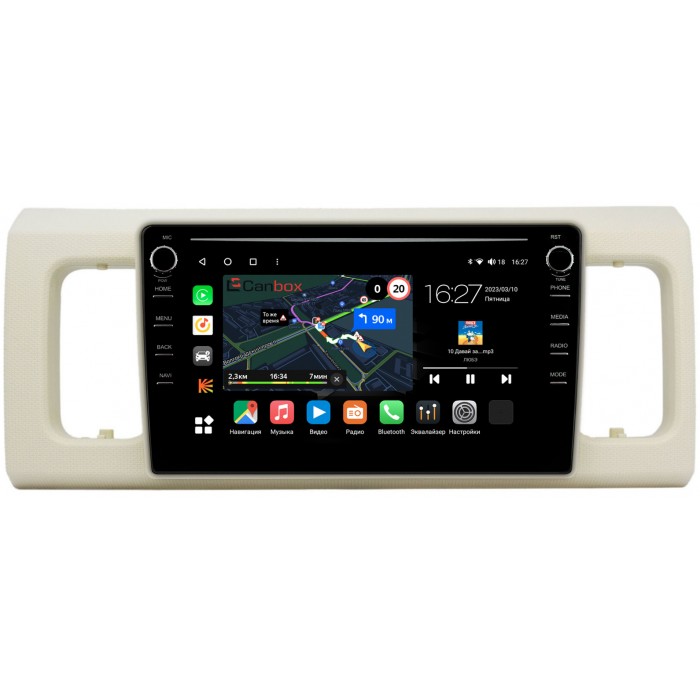 Штатная магнитола Suzuki Alto (2014-2022) Canbox M-Line 7891-9-SU048N на Android 10 (4G-SIM, 2/32, DSP, IPS) С крутилками