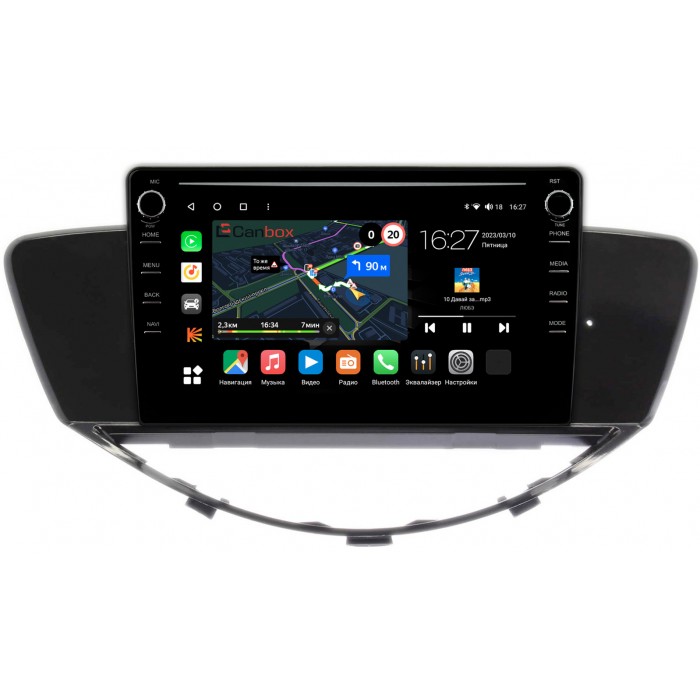 Штатная магнитола Subaru Tribeca (2004-2014) Canbox M-Line 7891-9-SUBTRIB на Android 10 (4G-SIM, 2/32, DSP, IPS) С крутилками