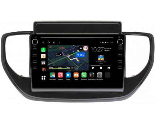 Hyundai Solaris II 2020-2022 (для авто с экраном) Canbox M-Line 7891-9-TK957 на Android 10 (4G-SIM, 2/32, DSP, IPS) С крутилками