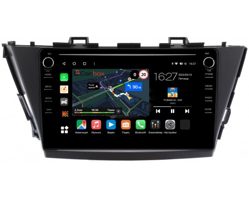 Toyota Prius Alpha 2011-2014 (правый руль) Canbox M-Line 7891-9-TO296N на Android 10 (4G-SIM, 2/32, DSP, IPS) С крутилками