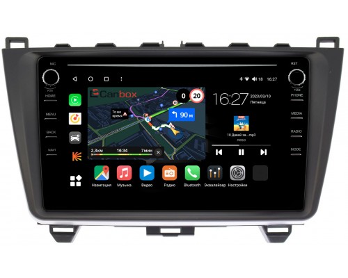 Mazda 6 (GH) (2007-2013) Canbox M-Line 7891-9033 на Android 10 (4G-SIM, 2/32, DSP, IPS) С крутилками