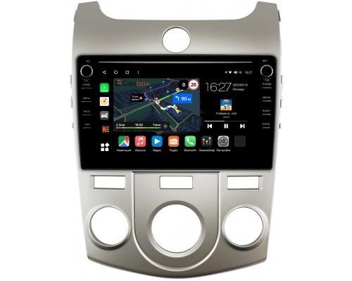 Kia Cerato 2 (2008-2013) для авто с кондиционером Canbox M-Line 7891-9128 Android 10 (4G-SIM, 2/32, DSP, IPS) С крутилками
