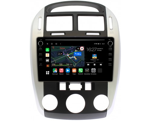 Kia Cerato (2003-2009) Canbox M-Line 7891-9143 на Android 10 (4G-SIM, 2/32, DSP, IPS) С крутилками (с кондиционером)
