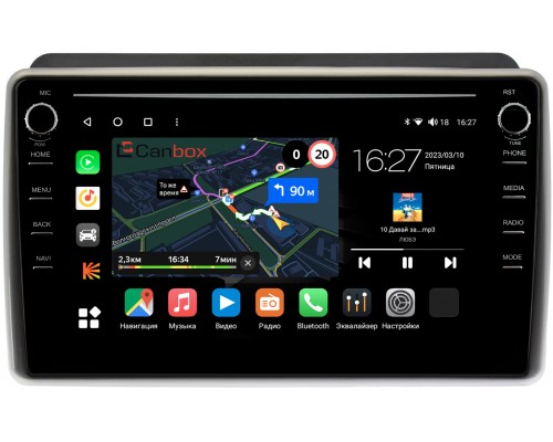 Kia Sorento 2 (2012-2019) для авто с NAVI Canbox M-Line 7891-9199 на Android 10 (4G-SIM, 2/32, DSP, IPS) С крутилками