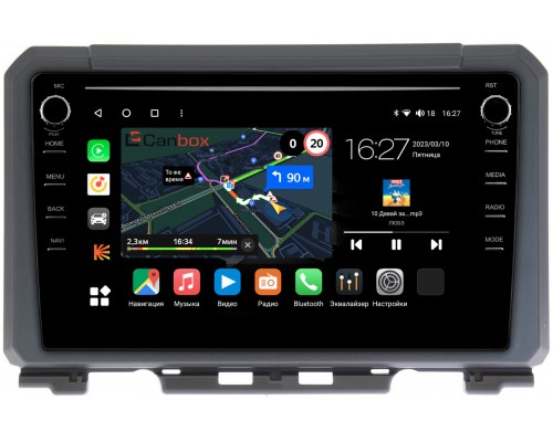 Suzuki Jimny IV 2018-2022 Canbox M-Line 7891-9216 Android 10 (4G-SIM, 2/32, DSP, IPS) С крутилками