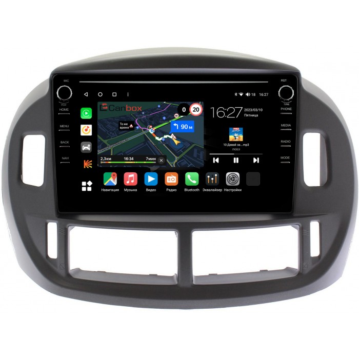 Штатная магнитола Toyota Estima 2 (2000-2006) (правый руль) Canbox M-Line 7891-9300 на Android 10 (4G-SIM, 2/32, DSP, IPS) С крутилками