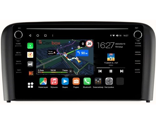 Volvo S80 I 1998-2006 Canbox M-Line 7891-9319 на Android 10 (4G-SIM, 2/32, DSP, IPS) С крутилками