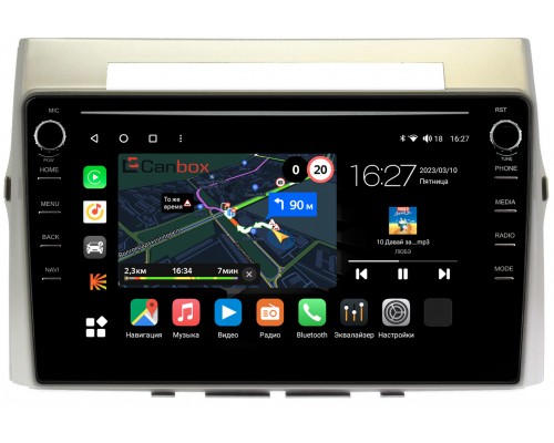 Toyota Corolla Verso (2004-2009) Canbox M-Line 7891-9325 на Android 10 (4G-SIM, 2/32, DSP, IPS) С крутилками