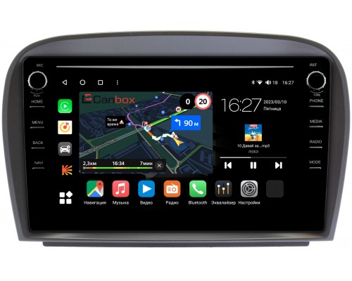 Mercedes SL-klasse V (R230) 2001-2011 Canbox M-Line 7891-9403 на Android 10 (4G-SIM, 2/32, DSP, IPS) С крутилками