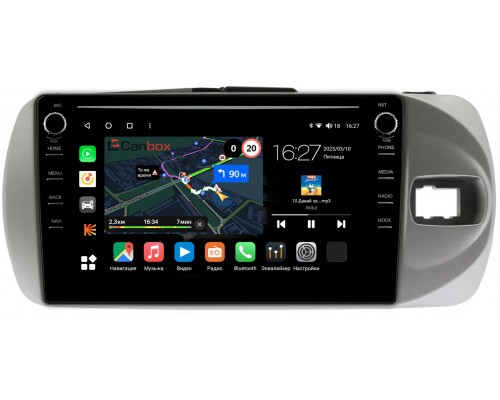 Toyota Vitz III (XP130) 2014-2019 Canbox M-Line 7891-9432 на Android 10 (4G-SIM, 2/32, DSP, IPS) С крутилками