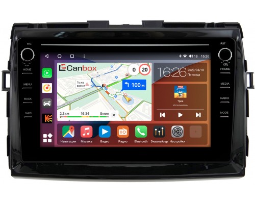 Toyota Estima 3, Previa 3 (2006-2019) Canbox H-Line 7892-9-199 на Android 10 (4G-SIM, 3/32, DSP, IPS) С крутилками (глянец)