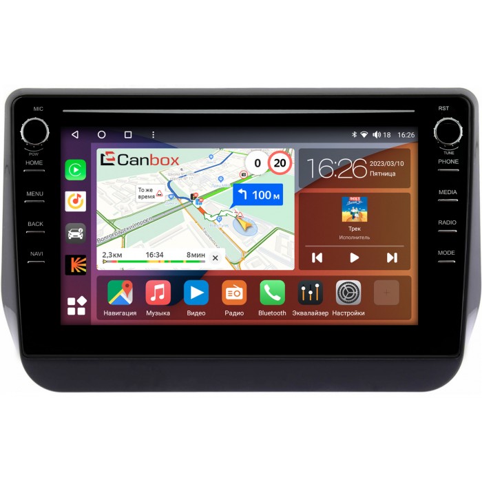 Штатная магнитола Hyundai Grand Starex Urban (2017-2021) Canbox H-Line 7892-9-465 на Android 10 (4G-SIM, 3/32, DSP, IPS) С крутилками