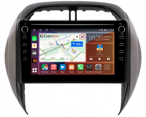 Toyota RAV4 (XA20) 2003-2006 Canbox H-Line 7892-9-508 на Android 10 (4G-SIM, 3/32, DSP, IPS) С крутилками