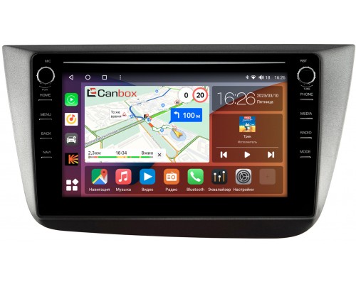 Seat Altea (2004-2015) Canbox H-Line 7892-9-582 на Android 10 (4G-SIM, 3/32, DSP, IPS) С крутилками