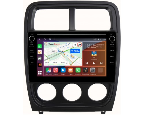 Dodge Caliber (2009-2013) Canbox H-Line 7892-9-caliber на Android 10 (4G-SIM, 3/32, DSP, IPS) С крутилками