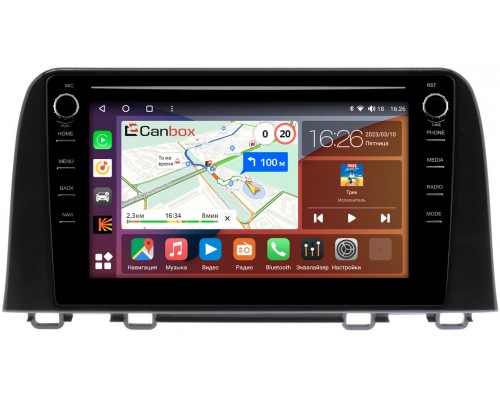 Honda CR-V 5 (2016-2022) Canbox H-Line 7892-9-HO099N (черная) на Android 10 (4G-SIM, 3/32, DSP, IPS) С крутилками