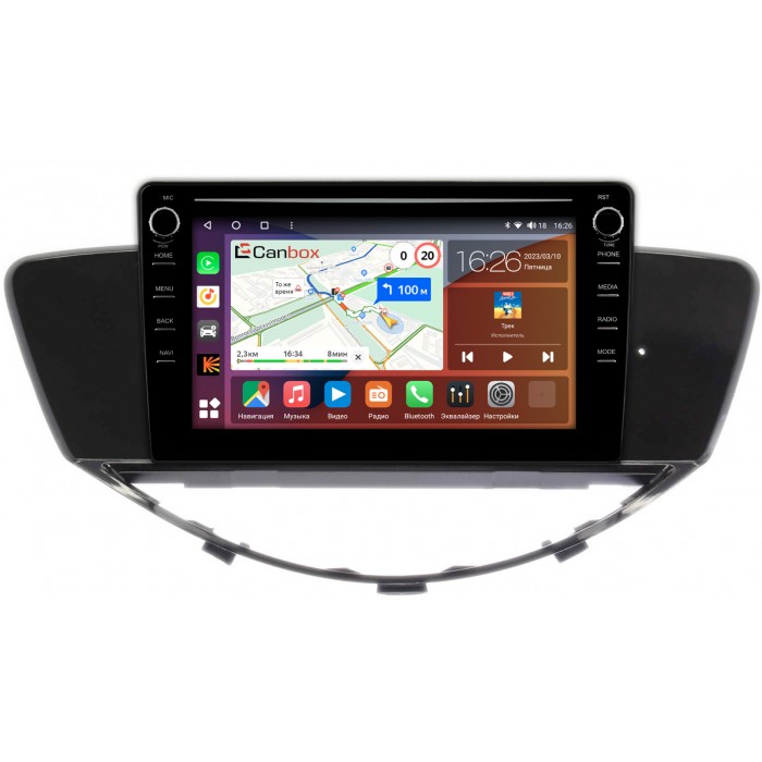 Штатная магнитола Subaru Tribeca (2004-2014) Canbox H-Line 7892-9-SUBTRIB на Android 10 (4G-SIM, 3/32, DSP, IPS) С крутилками