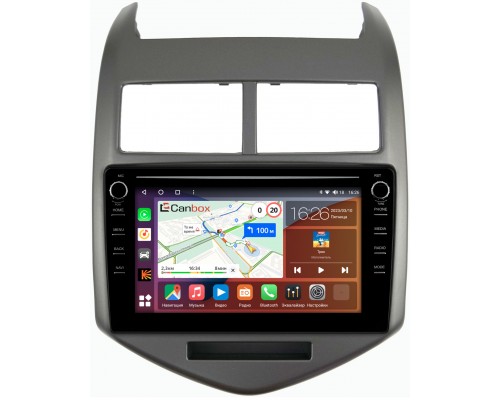 Chevrolet Aveo 2 (2011-2020) Canbox H-Line 7892-9009 на Android 10 (4G-SIM, 3/32, DSP, IPS) С крутилками