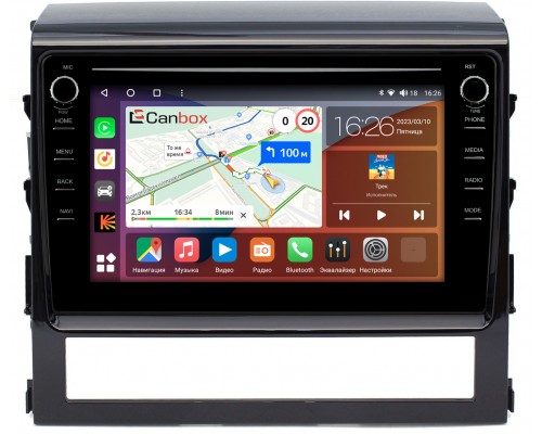 Toyota Land Cruiser 200 2015-2021 Canbox H-Line 7892-9047 на Android 10 (4G-SIM, 3/32, DSP, IPS) С крутилками