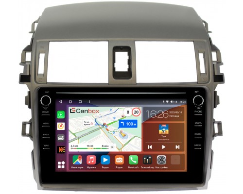 Toyota Corolla 10 (2006-2013) Canbox H-Line 7892-9061 на Android 10 (4G-SIM, 3/32, DSP, IPS) С крутилками