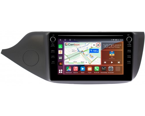 Kia Ceed 2 (2012-2018) (матовая) Canbox H-Line 7892-9098 Android 10 (4G-SIM, 3/32, DSP, IPS) С крутилками