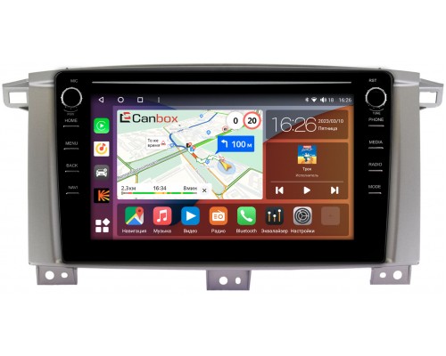 Toyota Land Cruiser 105 2002-2008 Canbox H-Line 7892-9121 на Android 10 (4G-SIM, 3/32, DSP, IPS) С крутилками (для авто с МКПП)