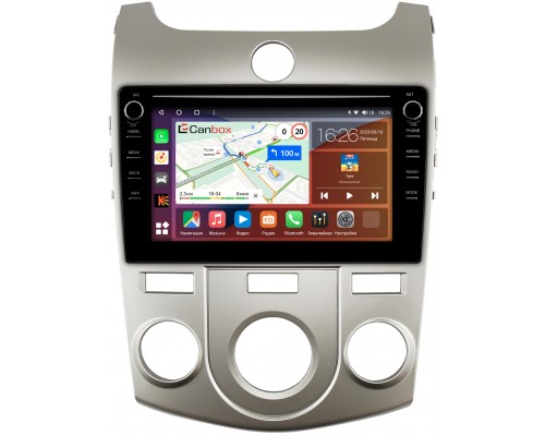 Kia Cerato 2 (2008-2013) для авто с кондиционером Canbox H-Line 7892-9128 Android 10 (4G-SIM, 3/32, DSP, IPS) С крутилками
