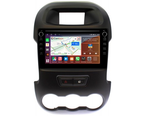Ford Ranger III 2012-2015 Canbox H-Line 7892-9165 на Android 10 (4G-SIM, 3/32, DSP, IPS) С крутилками