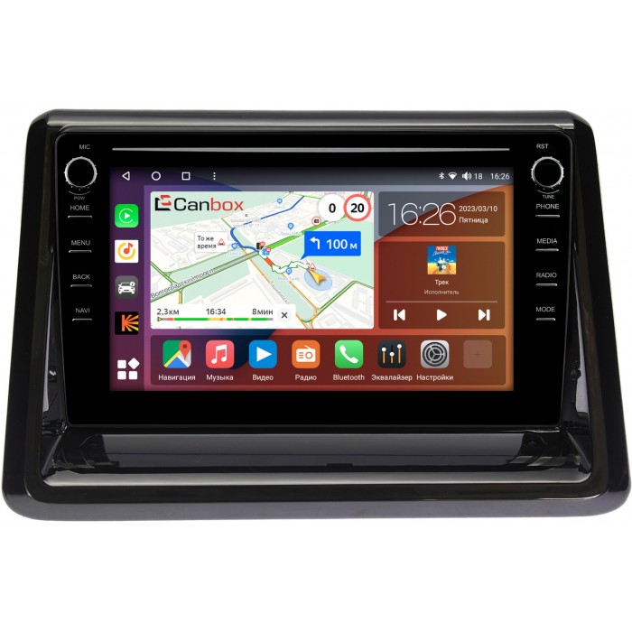 Штатная магнитола Toyota Esquire, Noah 3 (R80), Voxy 3 (R80) (2014-2022) Canbox H-Line 7892-9194 на Android 10 (4G-SIM, 3/32, DSP, IPS) С крутилками