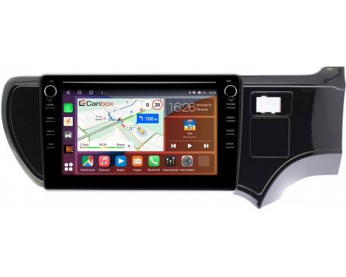 Toyota Aqua (2011-2021) Canbox H-Line 7892-9205 на Android 10 (4G-SIM, 3/32, DSP, IPS) С крутилками