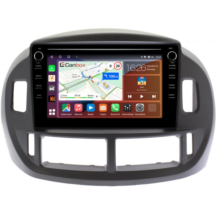 Штатная магнитола Toyota Estima 2 (2000-2006) (правый руль) Canbox H-Line 7892-9300 на Android 10 (4G-SIM, 3/32, DSP, IPS) С крутилками