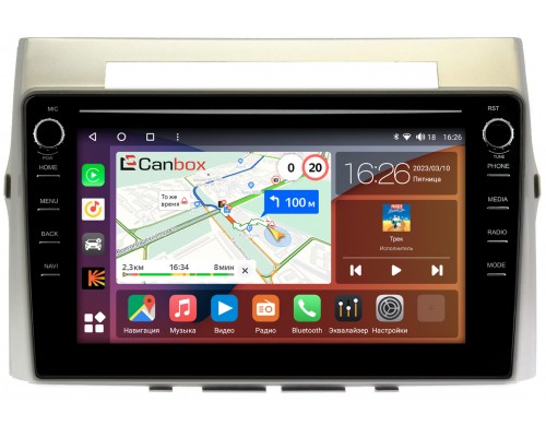 Toyota Corolla Verso (2004-2009) Canbox H-Line 7892-9325 на Android 10 (4G-SIM, 3/32, DSP, IPS) С крутилками
