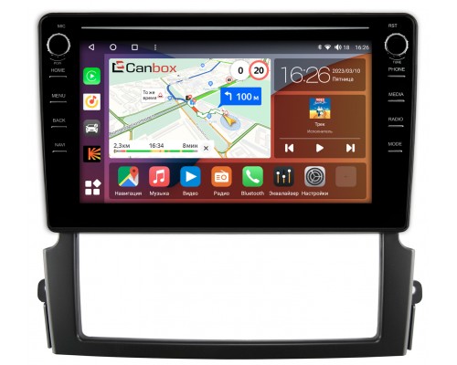 Kia Sorento (2006-2011) Canbox H-Line 7892-9337 на Android 10 (4G-SIM, 3/32, DSP, IPS) С крутилками